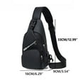 thumbnail image 3 of VBODN Crossbody Sling Bag,Crossbody Bags for Men,Shoulder Bag for School,Shoulder Bags for Men Clearance $93, 3 of 9