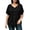 Black, variant on Womens-Plus-Size-Tank-Tops Summer Trendy V Neck T Shirts Casual Flowy Sleeveless Blouse Comfy Tunics Tee