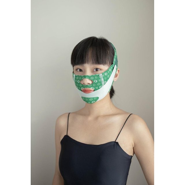 Mascarilla cosmética para dormir oso de fresa cinta moldeadora Facial