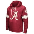thumbnail image 2 of Men's Colosseum Crimson Alabama Crimson Tide Big & Tall Hockey Lace-Up Pullover Hoodie, 2 of 3