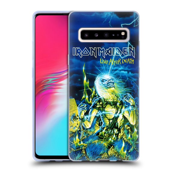 Head Case Designs Officially Licensed Iron Maiden Tours Live After Death Soft Gel Case Compatible with Samsung Galaxy S10 5G