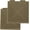 2Pack Kahki, variant on Molle Patch Panel,Hook&Loop Adapter Panel for Patch Badges,Tactical Molle Hook and Loop Panel for Badges and Insignia Patches 4''x4''