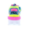 thumbnail image 3 of Fila Disruptor Ii Exp Girls Shoes Size 7, Color: Yellow/Blue/Fusha, 3 of 5
