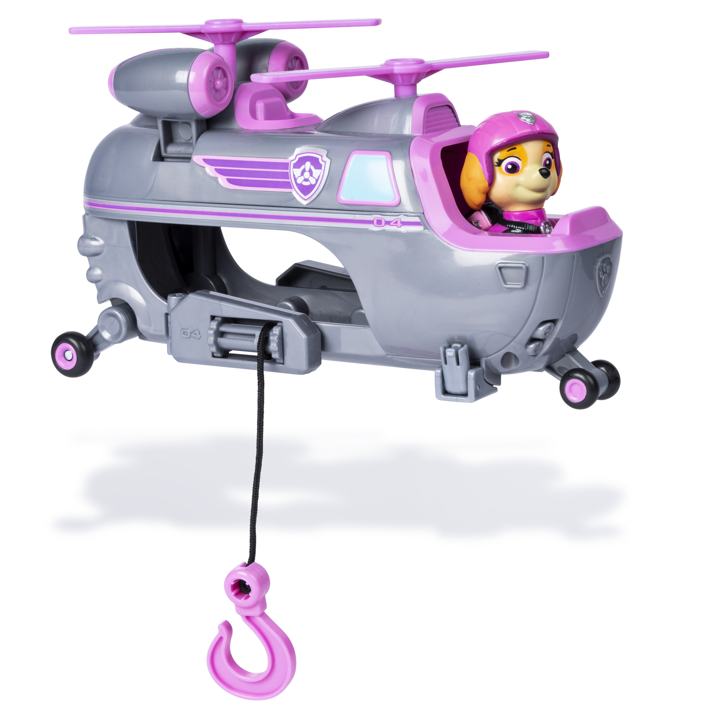 Paw Patrol Ultimate Rescue - Skye’s Ultimate Rescue Helicopter with Moving Propellers and Rescue Hook, for Ages 3 and Up - image 3 of 6