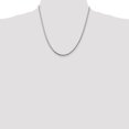 thumbnail image 2 of 925 Sterling Silver 2.75mm Rope Chain Necklace Pendant Charm, 2 of 9