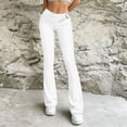 thumbnail image 2 of Edvintorg Pants for Women Fashion Solid Color High Waisted Stretchy Casual Trousers Plus Size Womens Clothing, 2 of 6