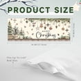 thumbnail image 3 of Merry Christmas Valances for Windows 54x18 Inch Xmas Pine Trees Boho Curtain Valance for Kitchen Bathroom Living Room Bedroom Decor, 3 of 7