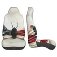 thumbnail image 5 of Haiem American Flag Butterfly Wall Printed Car Seat Covers Set of 2, Universal Fit Car Seat Covers,Protective Seat Covers,Comfortable Car Seat Covers, Easy Installation Seat Covers, 5 of 9
