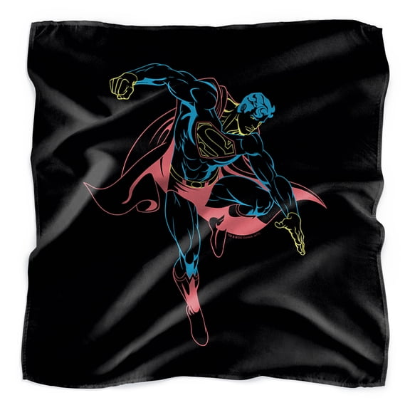 Superman Neon Superman Bandana (21 in x 21 in)