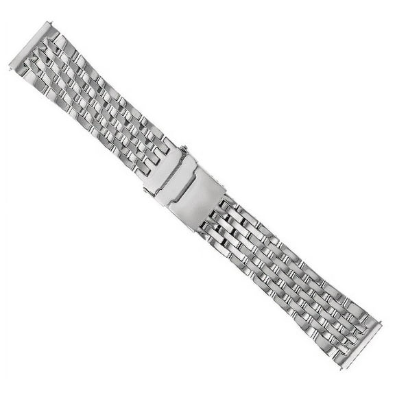 24MM WATCH BAND BRACELET FOR BULOVA PRECISIONIST MODEL 96 B175 SHINY S/STEEL