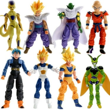 Dragon Ball Z Action Figures Set - 8PCS Movable Joint DBZ Collectible Figures - Perfect Kids Gift Collection - Ideal for Play, Display, and Birthday Gifts for Boys and Girls