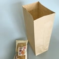 thumbnail image 2 of 100 Pcs Kraft Package Bag Kraft Paper Lunch Bag Kraft Paper Breakfast Bag Kraft Paper Bag Kraft Candy Bag, 2 of 4