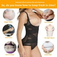 thumbnail image 4 of Shapewear Bodysuit for Women Tummy Control Stomach Body Shaper Cross Compression abs Shaping Panty Corset Slimming Girdles, 4 of 8