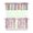 Tie Dye, variant on 3 PCS Tie Dye Kitchen Curtains Set - Rainbow Watercolor Abstract Tier Window Curtains with Valance, Semi-Sheer Rod Pocket Farmhouse Curtains for Small Windows (54x18 & 27.5x24 Inch)