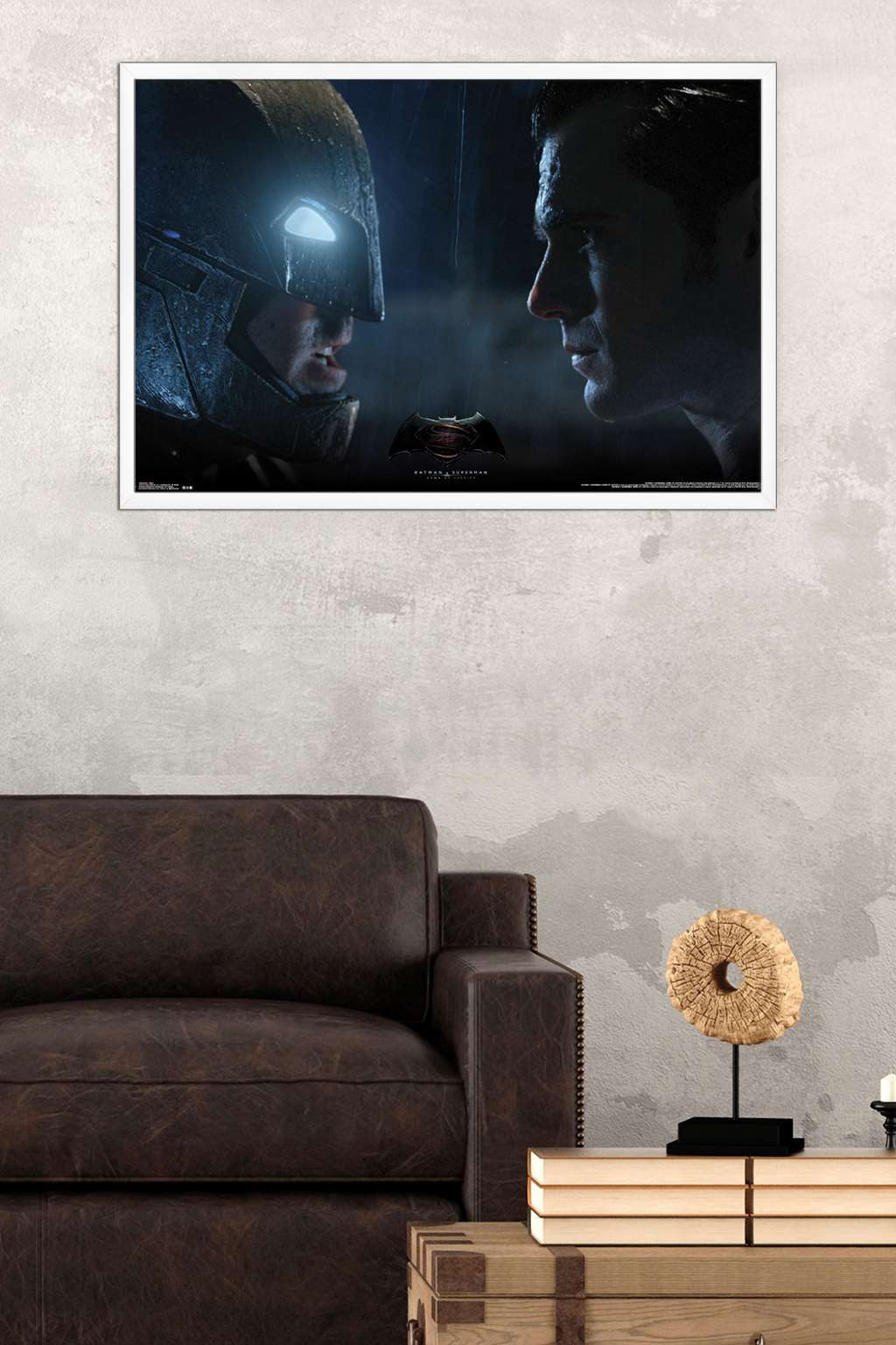 DC Comics Movie - Batman v Superman - Stare Wall Poster, 22.375" x 34", Framed