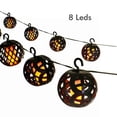 thumbnail image 1 of Luces solares de llama con simulación LED para jardín, guirnalda de luces solares impermeables, luces decorativas para jardín, bodas, decoración navideña., 1 of 11