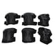 thumbnail image 1 of Protector de patinaje sobre ruedas, 6 piezas/juego de almohadillas protectoras para monopatín para adultos, kit de equipo de protección, rodilleras, coderas, muñequeras, conjunto multifuncional, 1 of 8