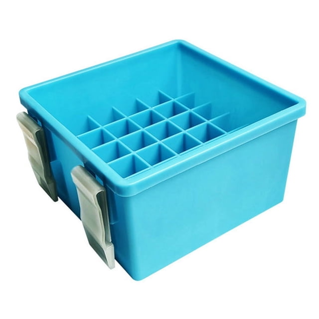 Caja para Señuelos de Pesca, 36 Rejillas, Caja de Almacenamiento para Señuelos de Calamar, Organizador de Pulpo, Caja Rígida para Cebos, con Luz, A