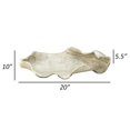 thumbnail image 5 of Plato decorativo Benzara BM302617, 51 cm, hoja de aluminio, 5 of 5