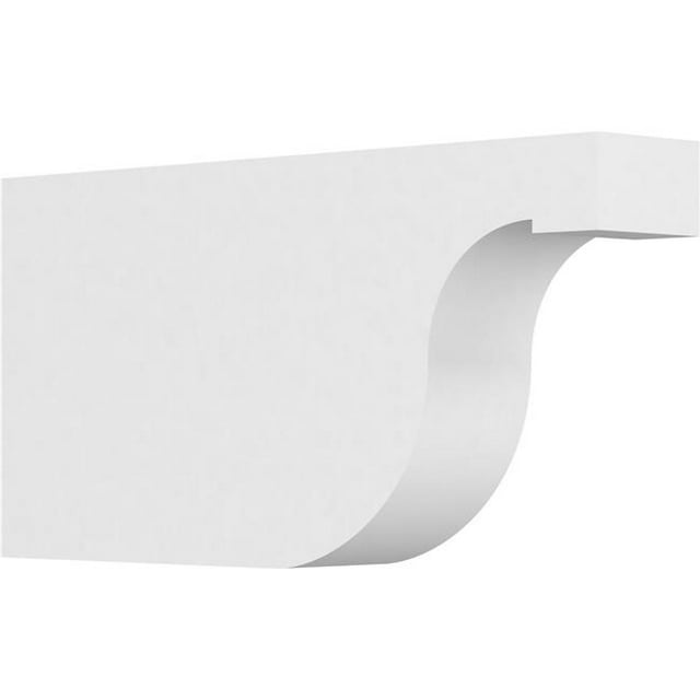 Ekena Millwork RFTP03X08X16DEL 8 x 3 x 16 Po Standard Del Monte Architecture Grade Queue de Chevron PVC