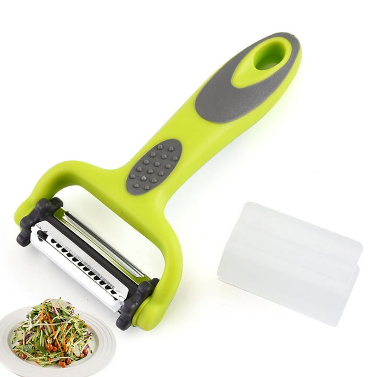 Meuva Potato Peeler Fruit Vegetable Spud Speed Cutter Skin-peeler Planing *16pcs, Size: One size, Green