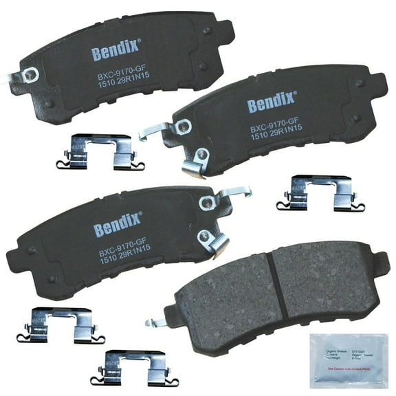 Bendix Brakes Disc Brake Pad Set Fits select: 2017-2019 NISSAN ARMADA, 2014-2019 INFINITI QX80