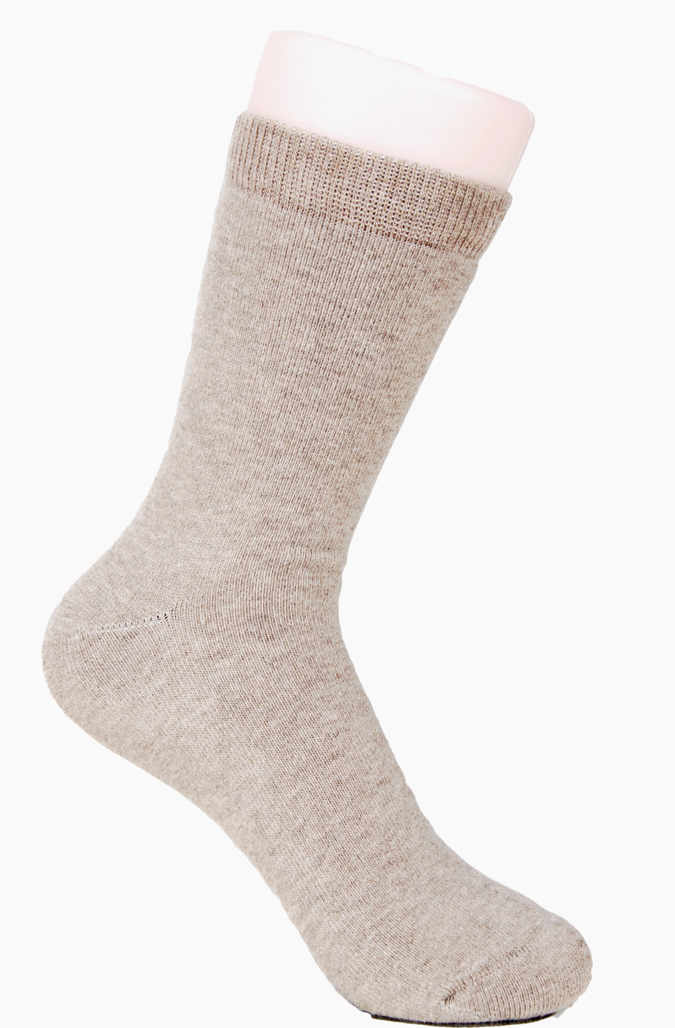 Lian LifeStyle Mens 3 Pairs Thick Wool Blend Crew Socks Diamond Size 7-9