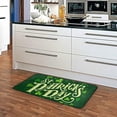 thumbnail image 5 of SKYSONIC St Patrick's Day Clover Kitchen Rug Non-Slip Bath Rug Doormats Anti Fatigue Runner Comfort Floor Mat 39 x 20 Inch, 5 of 7