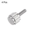 thumbnail image 3 of Unique Bargains 4pcs Ronde Tête Plate Moleté Pouce M2x6mm Main Serrage Vis Filetées Boulons de Bouton pour Vernier Étriers, 3 of 5