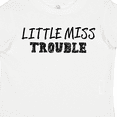 thumbnail image 4 of Inktastic Little Miss Trouble Girls Toddler T-Shirt, 4 of 5