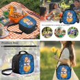 thumbnail image 6 of KUIFORTI Capybara Cute Print Fashion Backpack with Lunchbox Girls School Bag Pencil Pouch Water Bottle Sleeve Kid Backpack Set of 4 for Elementary Primary Middle School, 6 of 7