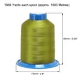 thumbnail image 3 of Unique Bargains 1968 Yards 150D/0.25mm Extra Strong Bonded Polyester Threads (Olive, 2 Pack), 3 of 4
