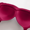 thumbnail image 4 of Bras for Women Full Coverage Full-Coverage Bra Feature V-Neck Padded Bra Style W-868 Wine L, 4 of 5