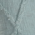 thumbnail image 6 of Ox Bay Sara 18" x 18" Palladian Blue Shag Diamond Cotton Adult Decorative Throw Pillow Cover, 6 of 13
