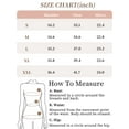 thumbnail image 6 of INSPIRE CHIC Womens Maternity Tops Sweater Long Sleeve Turndown V Neck Tunic Blouse Pregnancy Clothes L Brown, 6 of 6