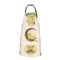 thumbnail image 2 of Honeii Frogs Print Waterproof Apron, Adjustable Kitchen Apron with Pockets,for Gardening, Dishwashing, Meat Processing, Car Washing, and Pet Grooming, 2 of 8