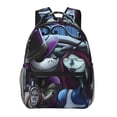 thumbnail image 1 of Goofa The Nightmare Before Christmas Pattern Casual Backpack for School & Travel – Lightweight Ergonomic Backpack with Laptop Compartment, Multiple Pockets-One Size, 1 of 5