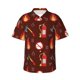 thumbnail image 1 of Balery Fire Extinguisher Camisas hawaianas de manga corta para hombre, camisas playeras de corte holgado, camisas de vacaciones con botones,3X-Large, 1 of 7