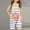 Gray, variant on Nrmvnmi Girls Summer Rompers Sleeveless V Neck Spaghetti Strap Daisy Print Striped Casual Romper Shorts Jumpsuit with Pockets For 5-13 Years