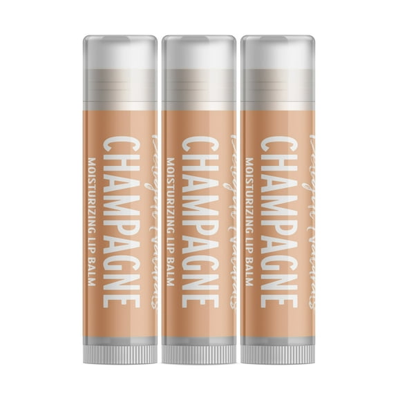 Delight Naturals Champagne Wine Lip Balm - 3 Pack
