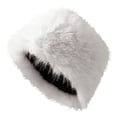thumbnail image 1 of Gorro ruso de piel sintética para mujer, gorro de invierno cálido y suave, 1 of 5