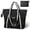 Black, variant on Large Beach Bag with Zipper - 8 Pockets Sandproof Beach Tote Bag for Women,Foldable Lightweight Family Swim Bag Vacation