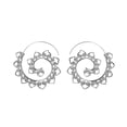 thumbnail image 2 of Oussum Sprial Hoop Earrings Tribal Boho Fashion Earrings for Women Circles Round Ear Jewelry Gifts for Her Online, 2 of 5