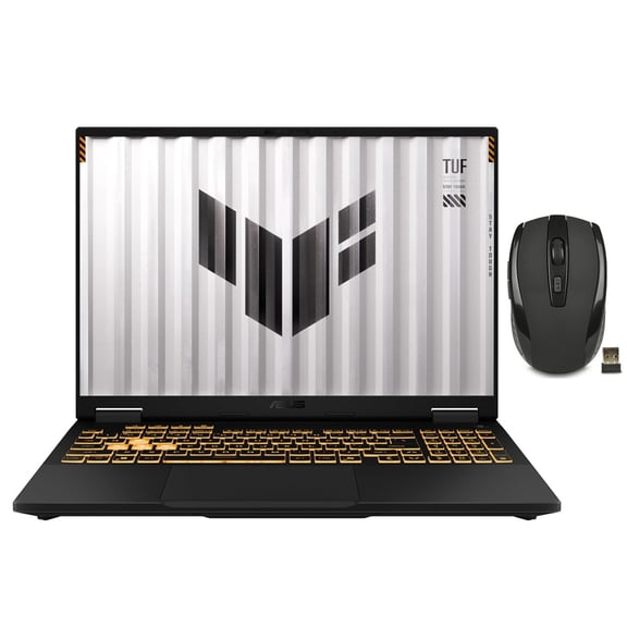 ASUS TUF Gaming Laptop 16” FHD  165Hz 16:10 Display |Intel Core i5 13450HX|NVIDIA GeForce RTX 5050|Backlit|Black| 16GB RAM DDR5 | 512GB SSD |Windows 11 Home |Bundle with Wireless Mouse