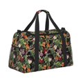 thumbnail image 2 of Easygdp Watercolor Tropical Flowers Bolsa de Gimnasio, Bolsa de Viaje Duffel, Bolsa de Fin de Semana con Compartimentos, Bolsa de Mano para Noche, 2 of 7