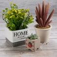 thumbnail image 5 of Unique Bargains Acrylic Plant Label Set, Rectangle Marker Garden Tag with Whiteboard Pen, Transparent 12 Pack, 5 of 5