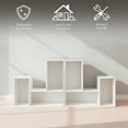 thumbnail image 3 of Ilios Innova | Kit de 2 Libreros Modulares de 3 Cubos, Estante Organizador Versátil, Color Blanco, Múltiples Configuraciones., 3 of 9