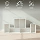 thumbnail image 3 of Ilios Innova | Kit de 2 Libreros Modulares de 3 Cubos, Estante Organizador Versátil, Color Blanco, Múltiples Configuraciones., 3 of 9