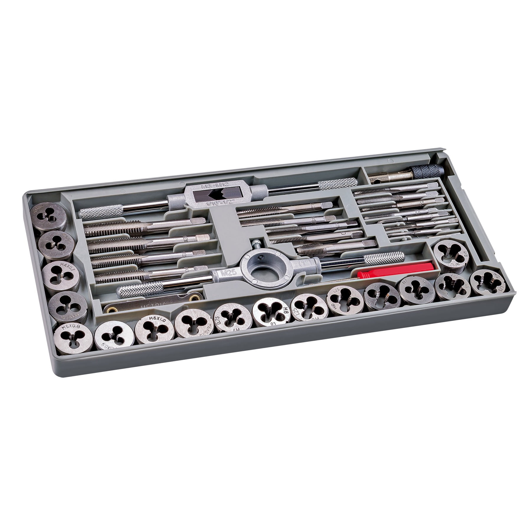 Powerbuilt 40 Piece Metric Tap And Die Set - 647772