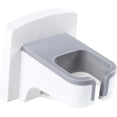 thumbnail image 5 of Soporte para secador de pelo, organizador autoadhesivo de pared para baño, ahorra espacio, color blanco., 5 of 5